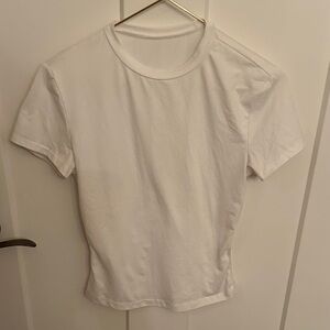Classic White T-Shirt from SHEIN, size XS